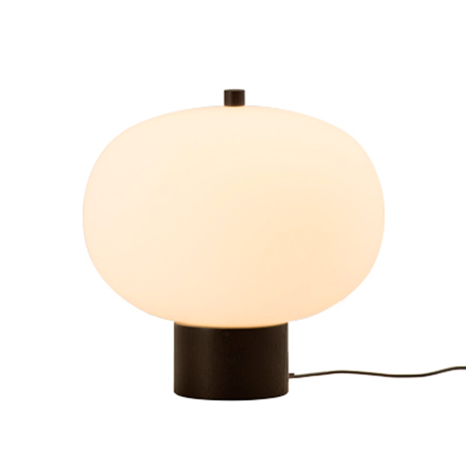Grok Ilargi LED stolní lampa tmavá 32cm stmívač