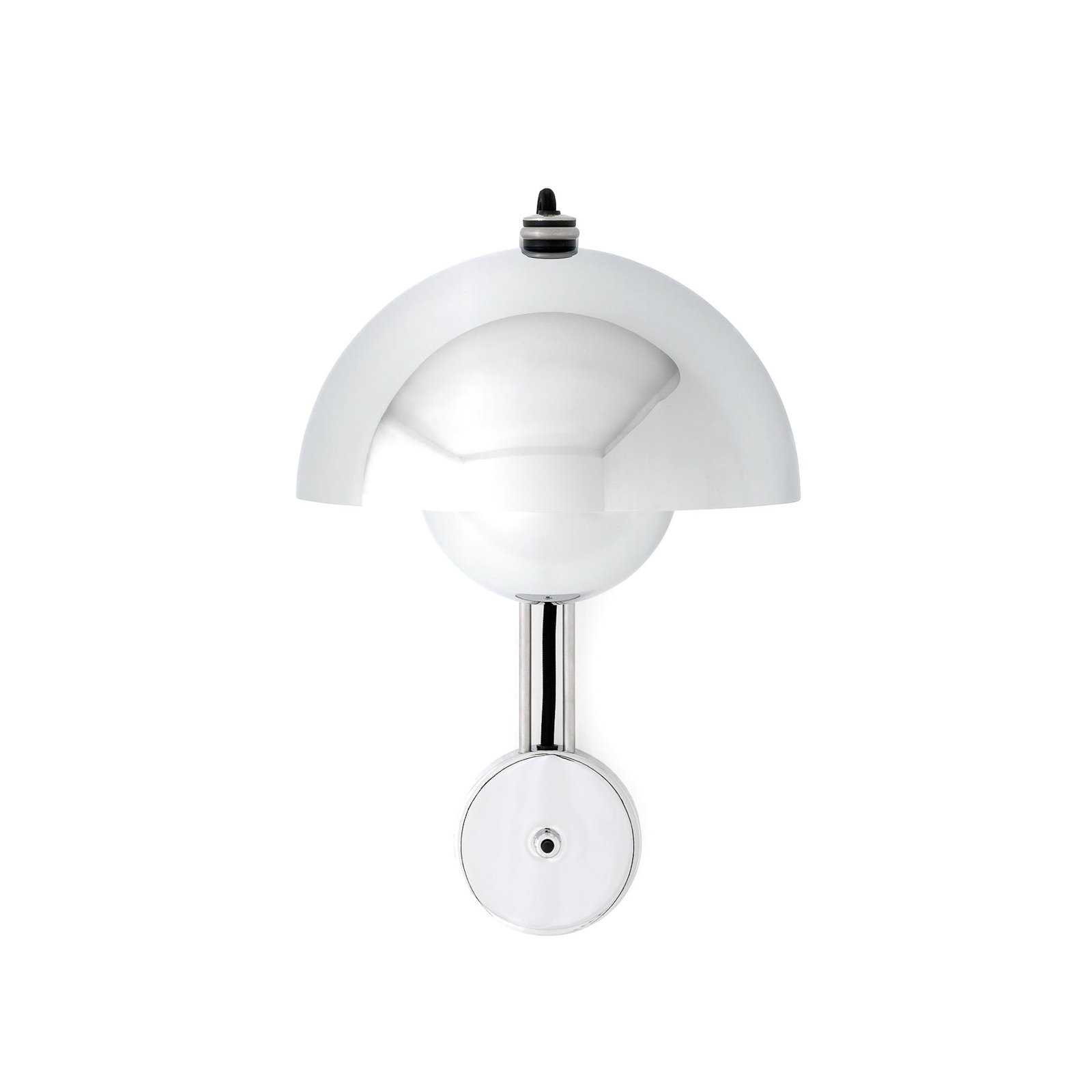 Flowerpot VP8 Wandleuchte Chrome-Plated - &Tradition