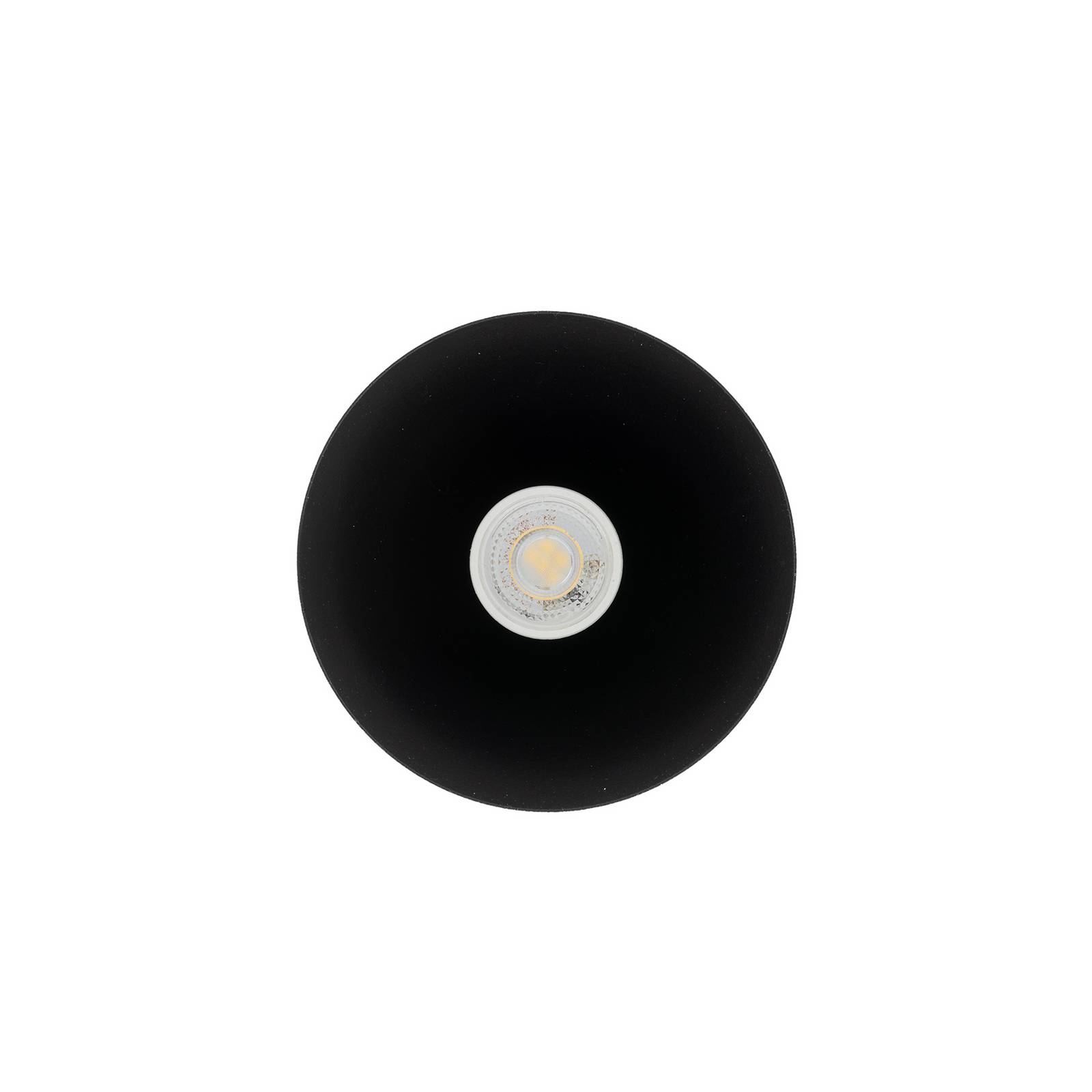 Żyrandol ZENITH, czarny, Ø 11 cm, metal, GU10