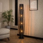 Stehlampe Dublindo, Höhe 150 cm, anthrazit, Metall, 4 x E27