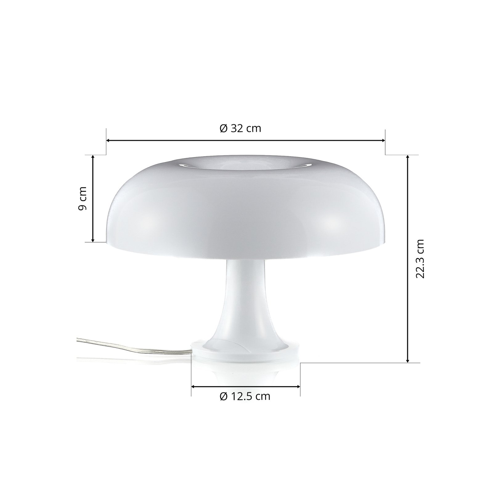 Nessino Bordslampa Vit - Artemide