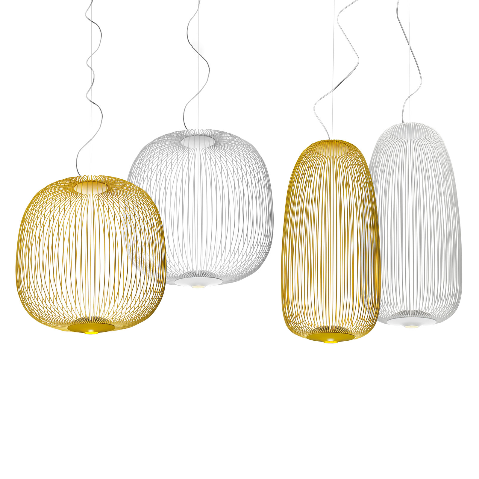 Foscarini MyLight Spokes 2 midi LED-Hängelampe