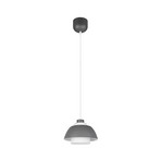 Hanglamp Tilos, antraciet, Ø 23 cm, metaal/glas, E27