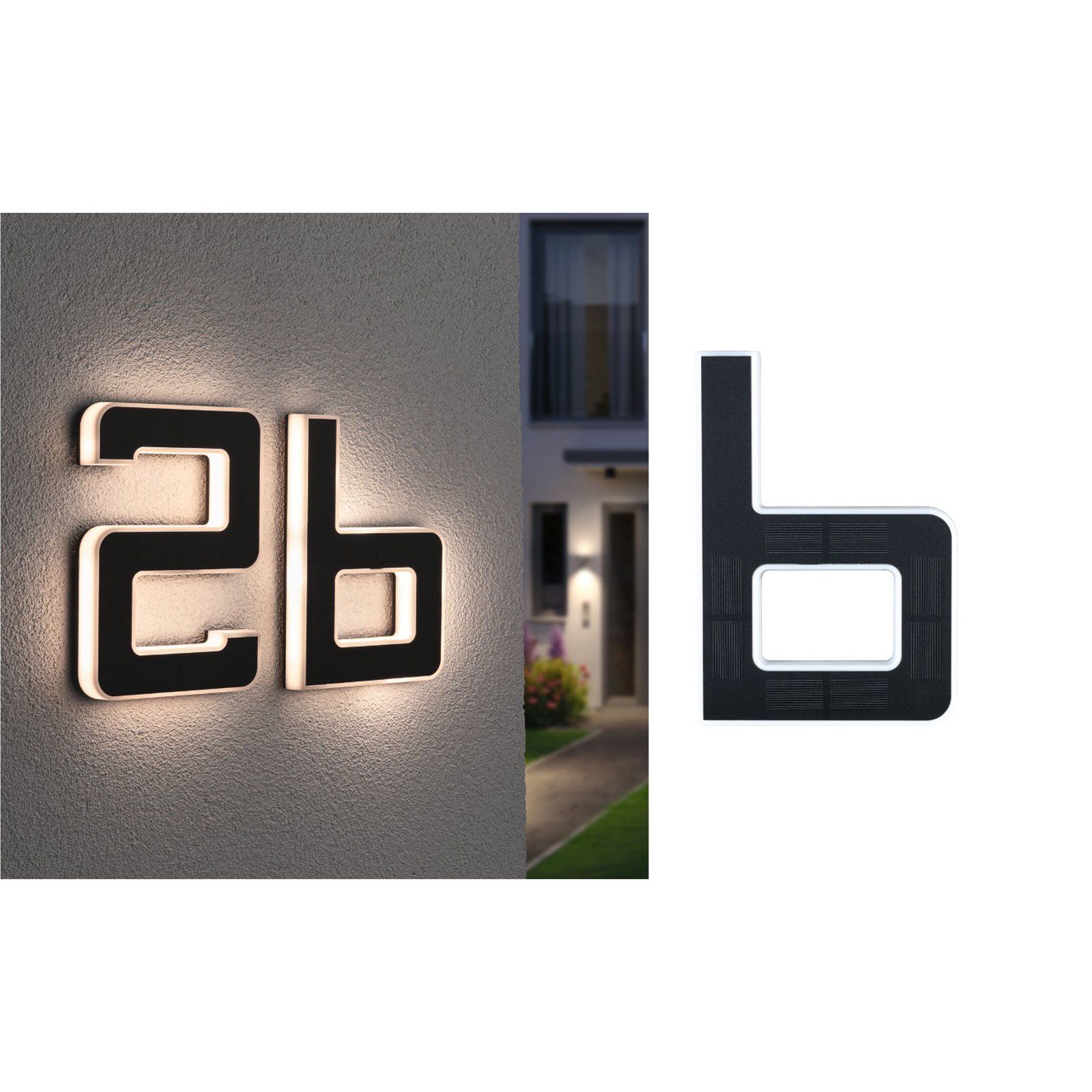 Paulmann LED solar-letter b