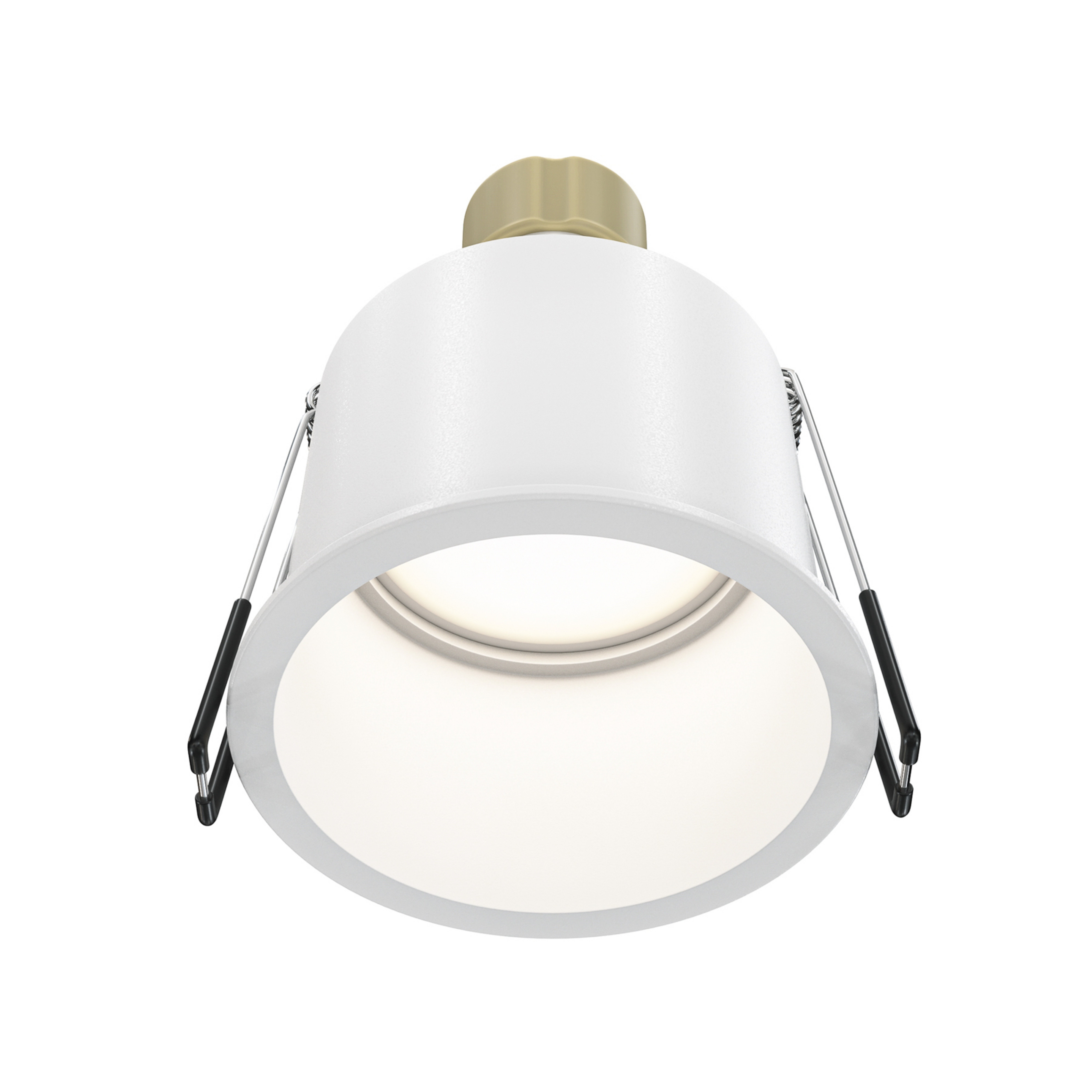 Downlight empotrable Maytoni Reif, blanco/blanco, Ø 6,8 cm, aluminio