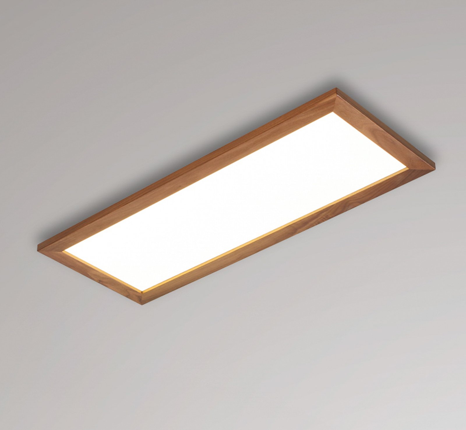 Quitani Aurinor LED-panel, valnöt, 86 cm