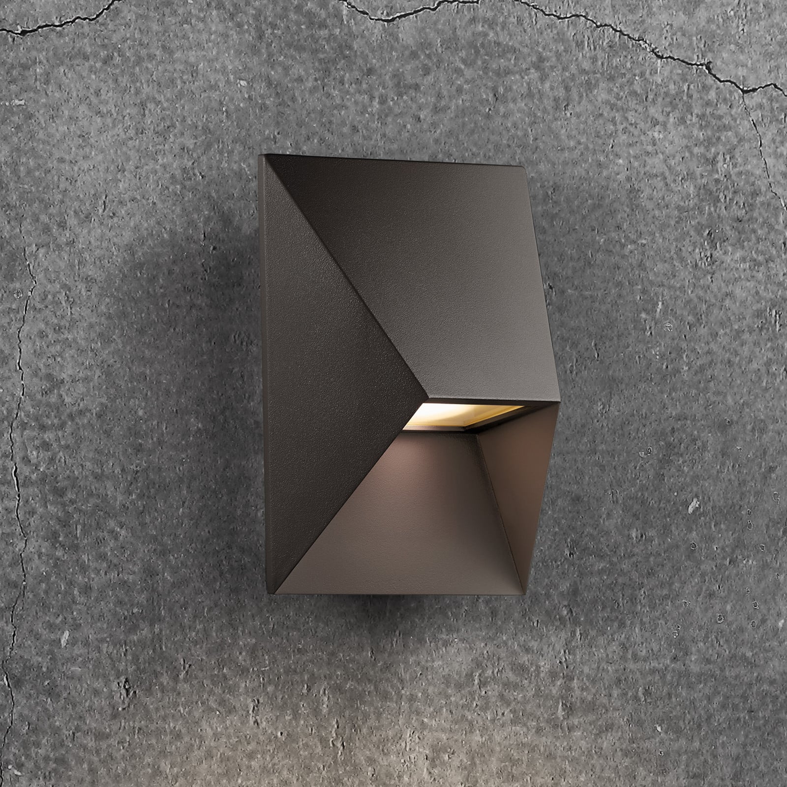 Pontio 15 Außen Wandleuchte Black Nordlux - Modern - Metall - Eckig