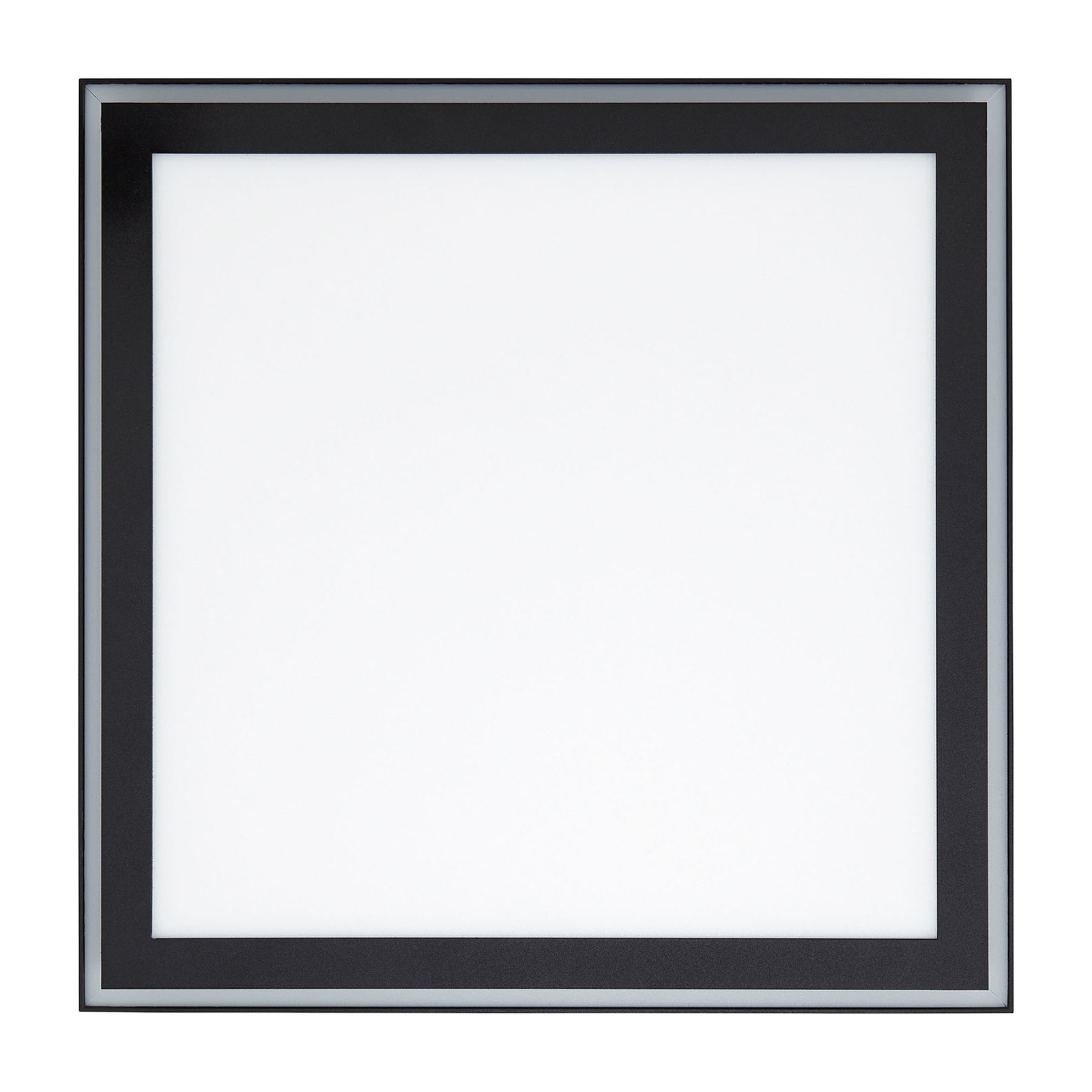 AEG Loren LED panel CCT dimmable, black 40 x 40 cm