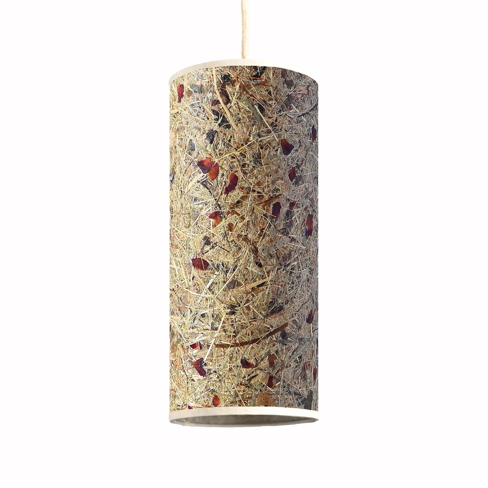 LeuchtNatur Nux hanging light made from alpine hay