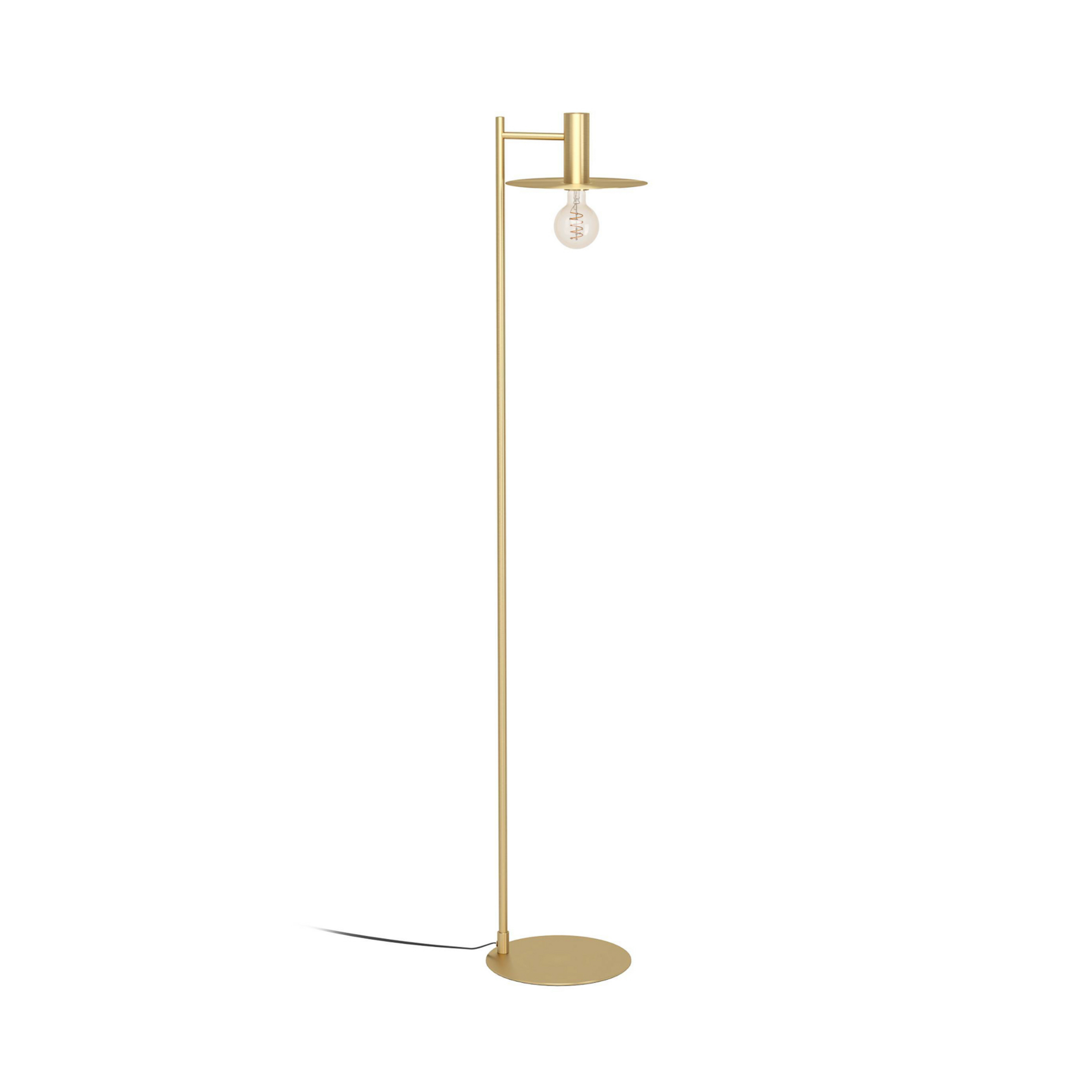 Lampe sur pied Escandell en laiton brossé
