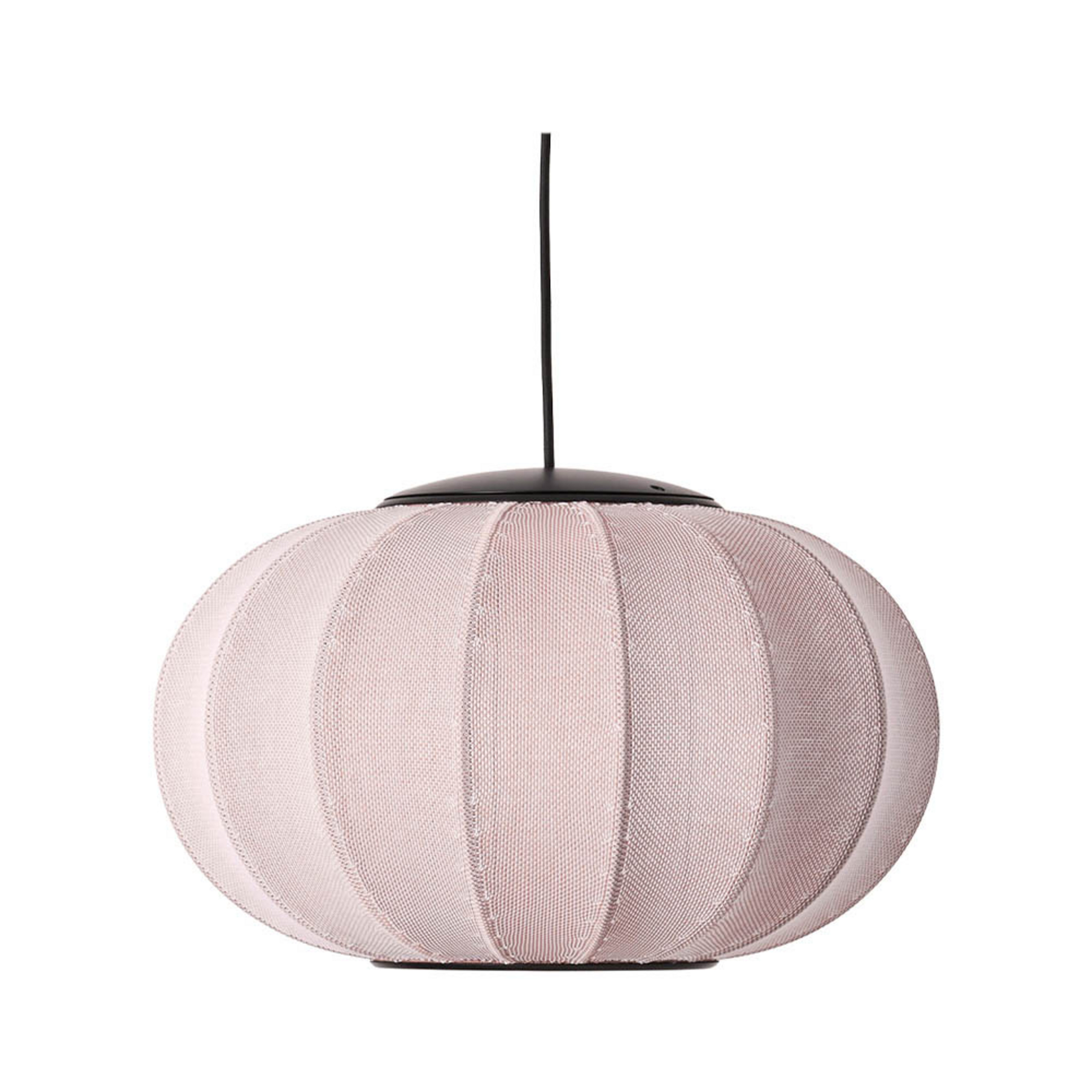 Knit-Wit 45 Oval LED Hanglamp Light Roos - Made By Hand