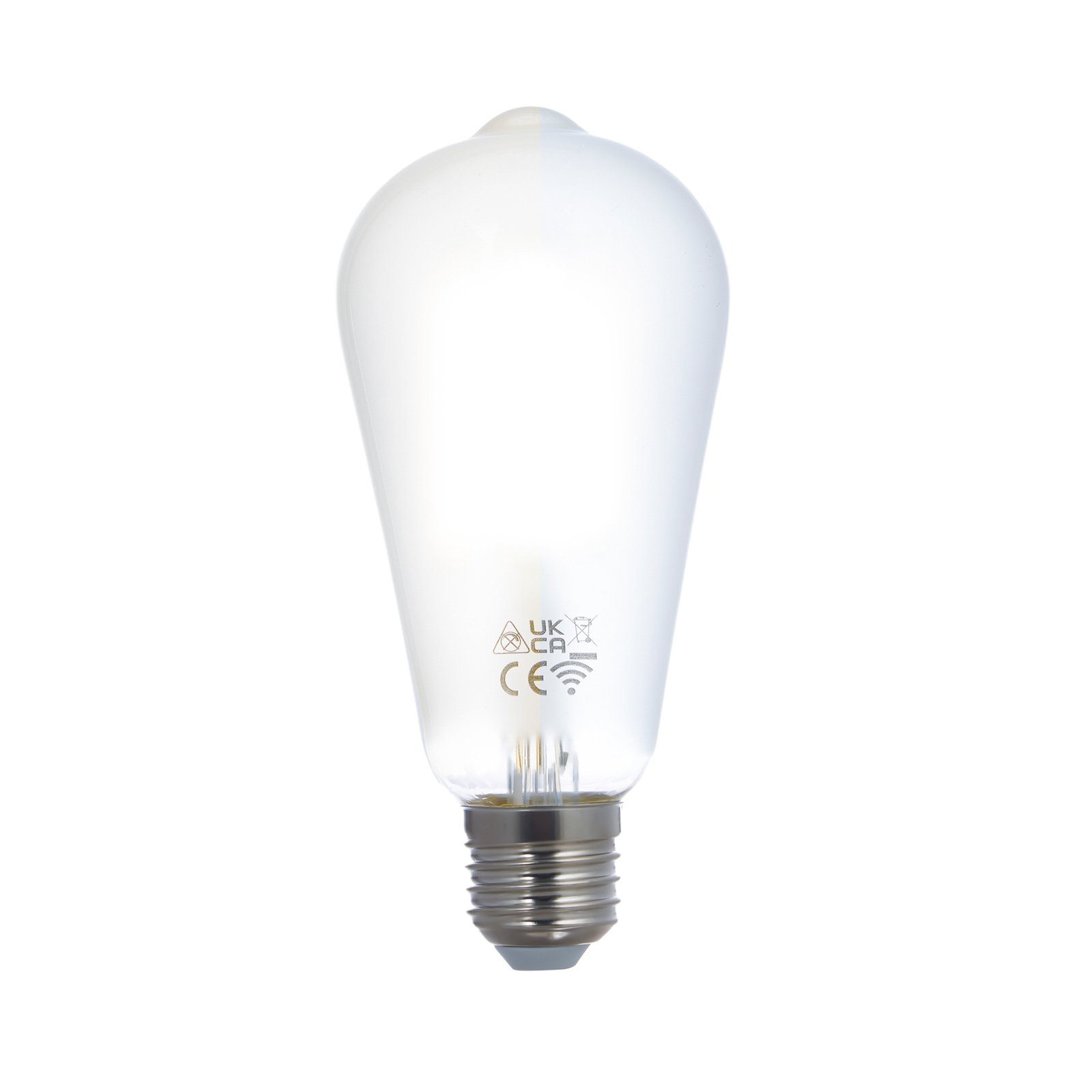 LUUMR Smart LED-pære, 3 stk, E27, ST64, 7W, matt, Tuya