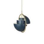 Multi-Lite Taklampa Ø36 Mässing/Midnight Blue - GUBI