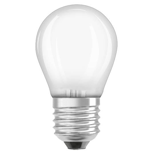 OSRAM golf ball LED bulb E27 2.8 W 827 dimmable