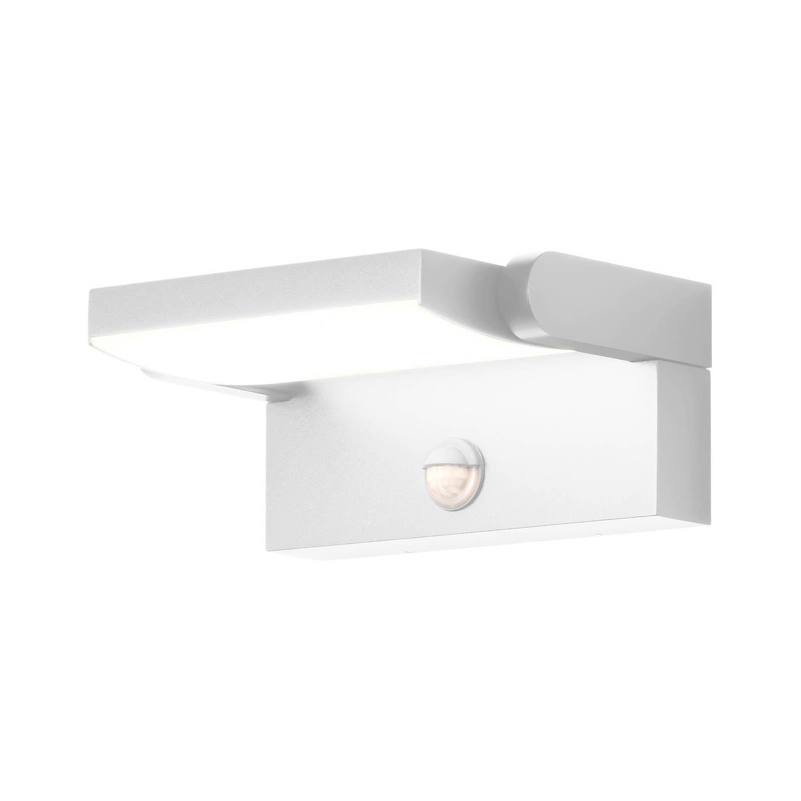 Kinkiet LED CMD 9111, czujnik, biały, 21 cm, CCT, IP54