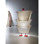 Walking in the Rain Gulvlampe Natural White/Red - Ingo Maurer