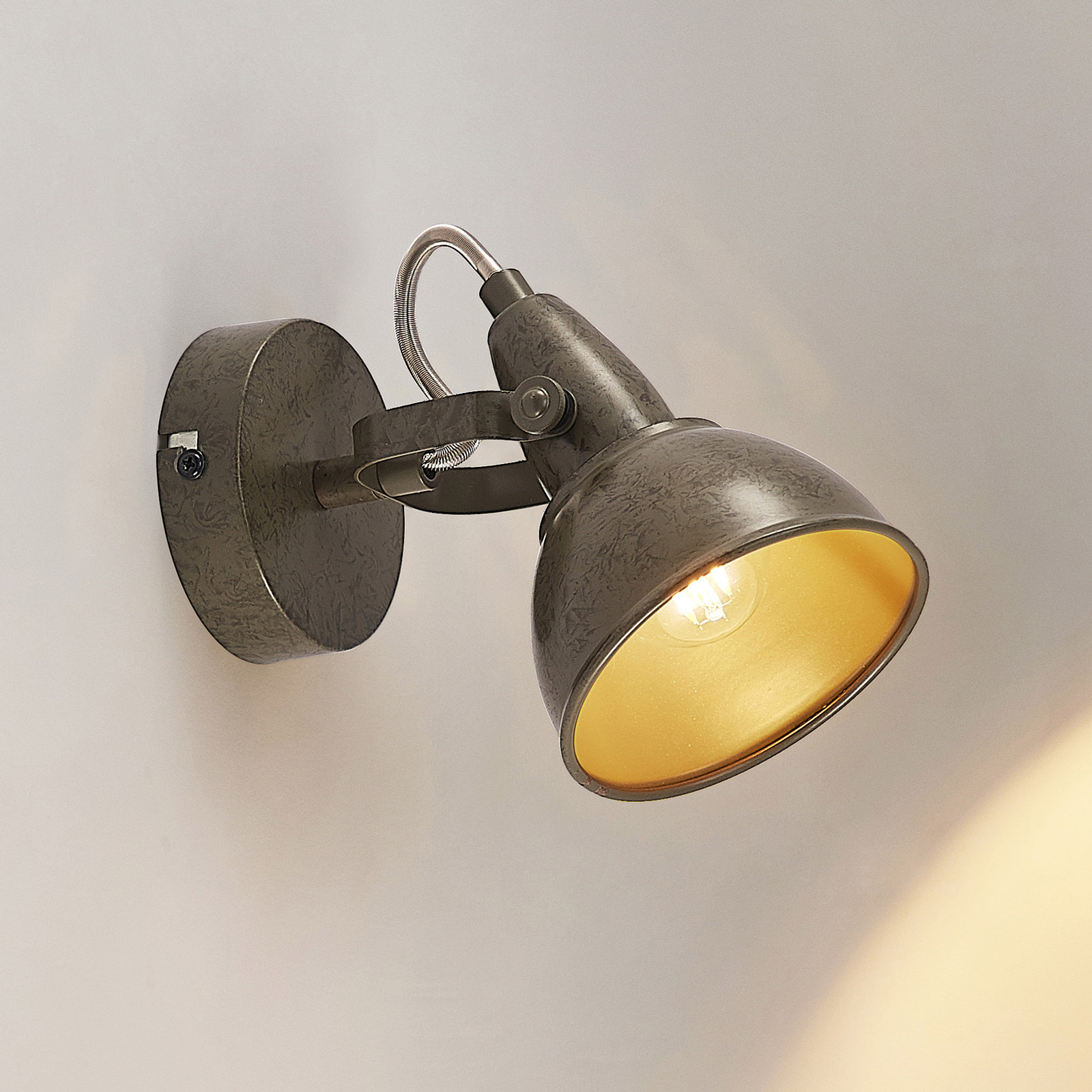 Lindby Julin spotlight, one-bulb, dark grey