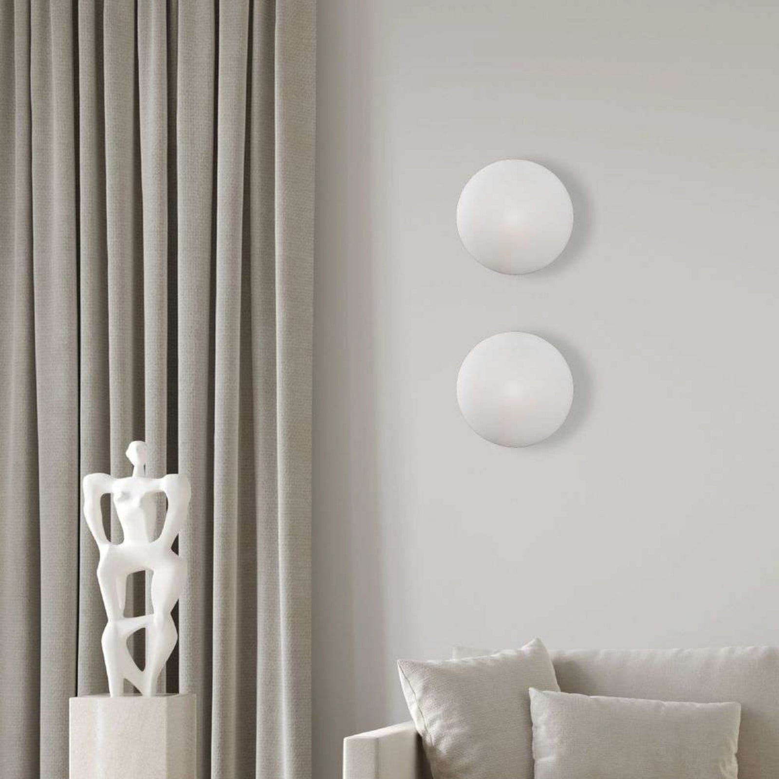 Eggy Pop Up tak-/v&auml;gglampa, &Oslash; 32 cm, vit CPH Lighting - Sovrum - Plast