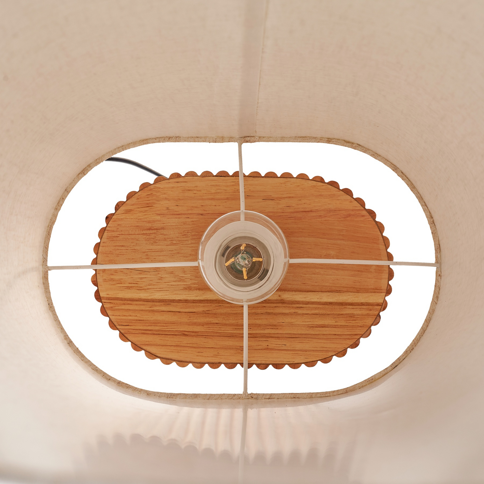 Lindby Stehleuchte Kimiko, Höhe 100 cm, Holz, Papier, E27