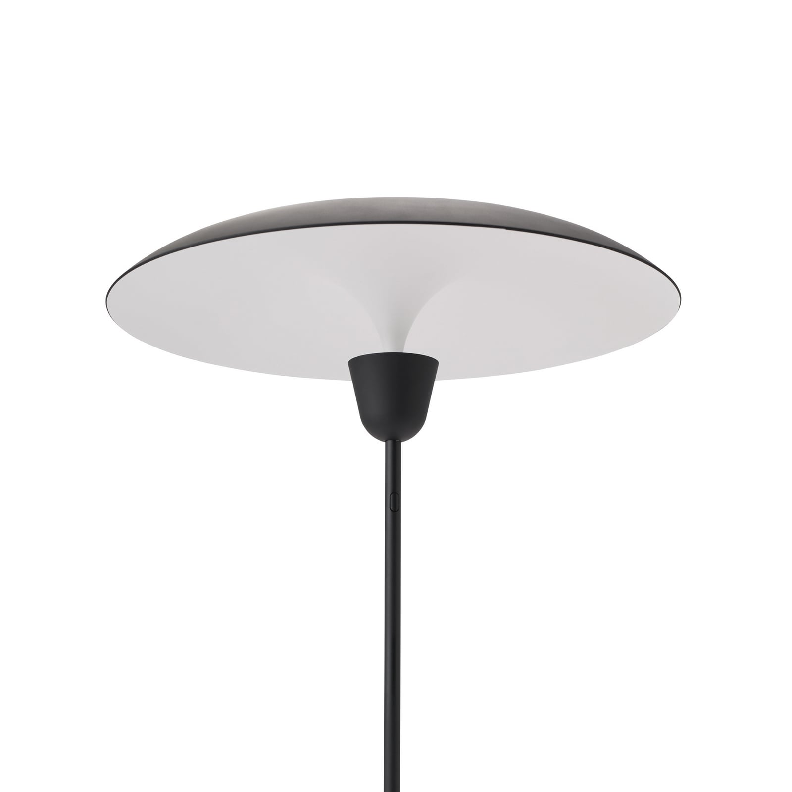 NEW WORKS LED-põrandalamp Kantarell, must, hämardatav, 127 cm