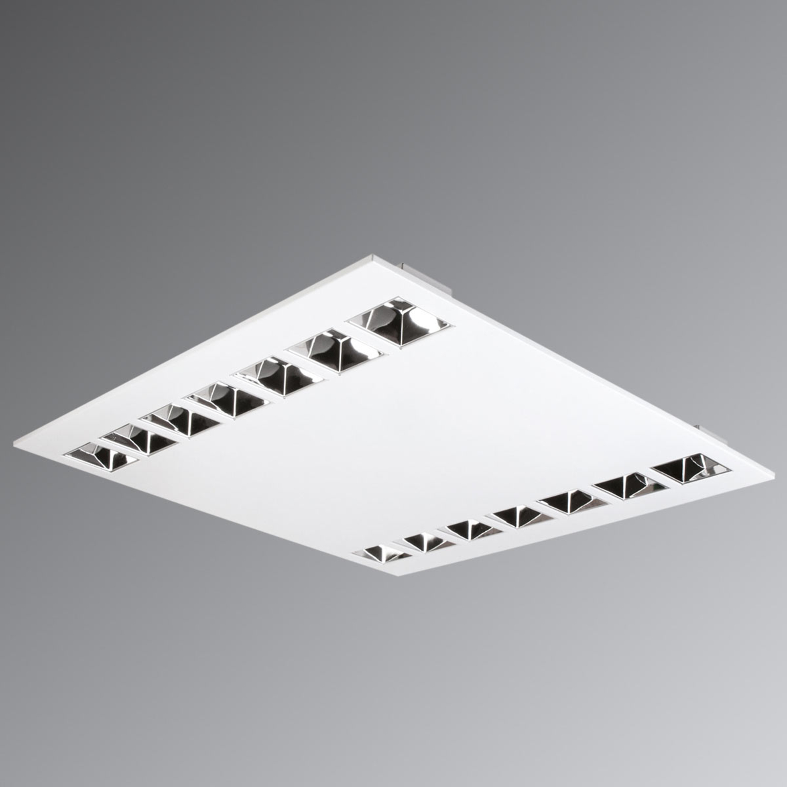 Megaman Low-glare LED troffer light Estela, for Workroom / Office, metal, 30 W, energy efficiency: A+, L: 62.2 cm, W: 62.2 cm, H: 3.7 cm