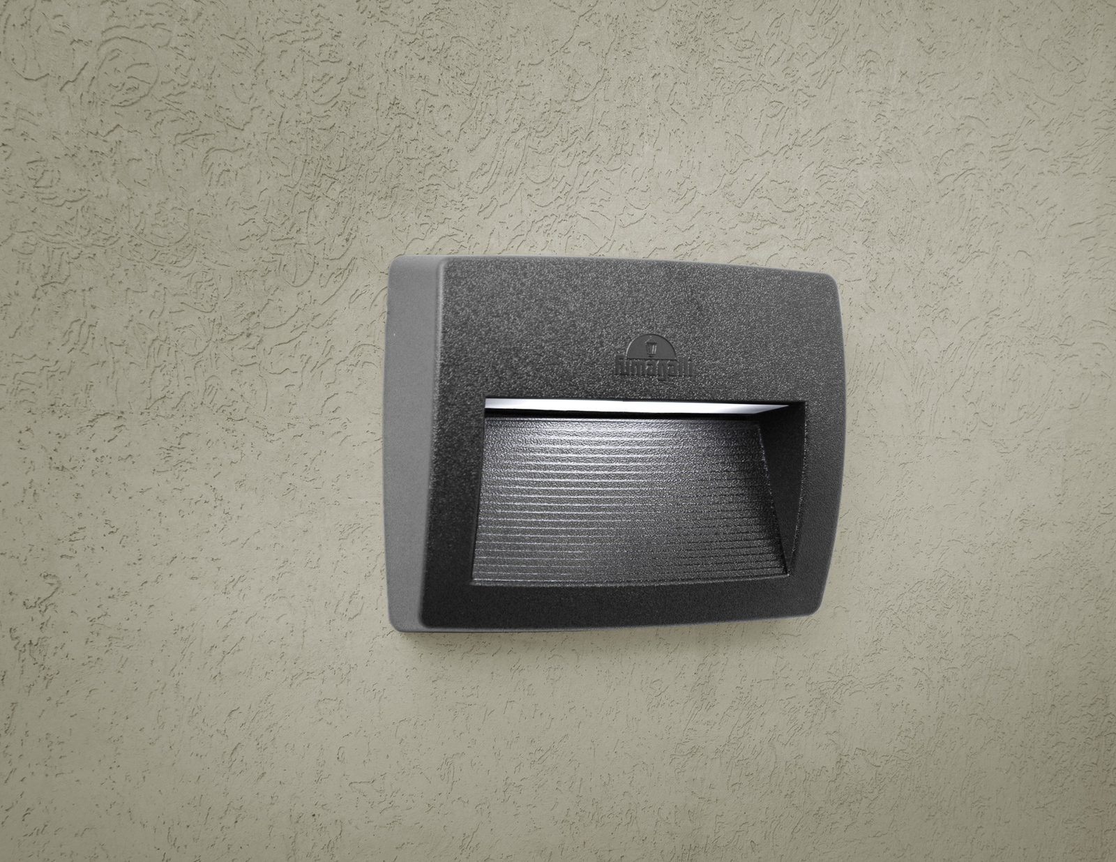 Udendørs væglampe Lorenza sort/klar 19 cm, R7S CCT kunstharpiks
