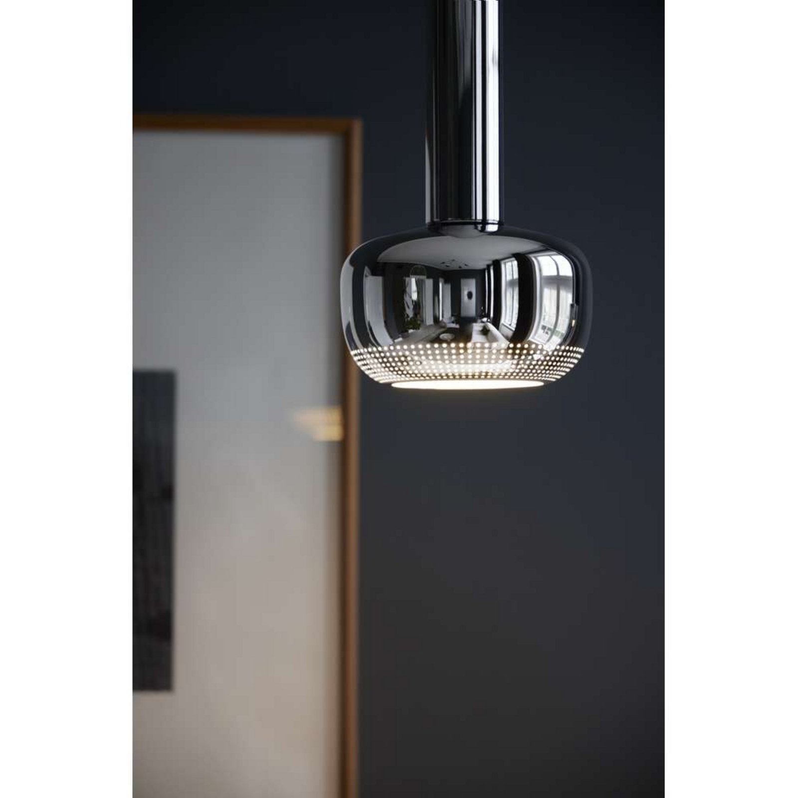 VL56 Candeeiro Suspenso High-Gloss Chrome-Plated - Louis Poulsen