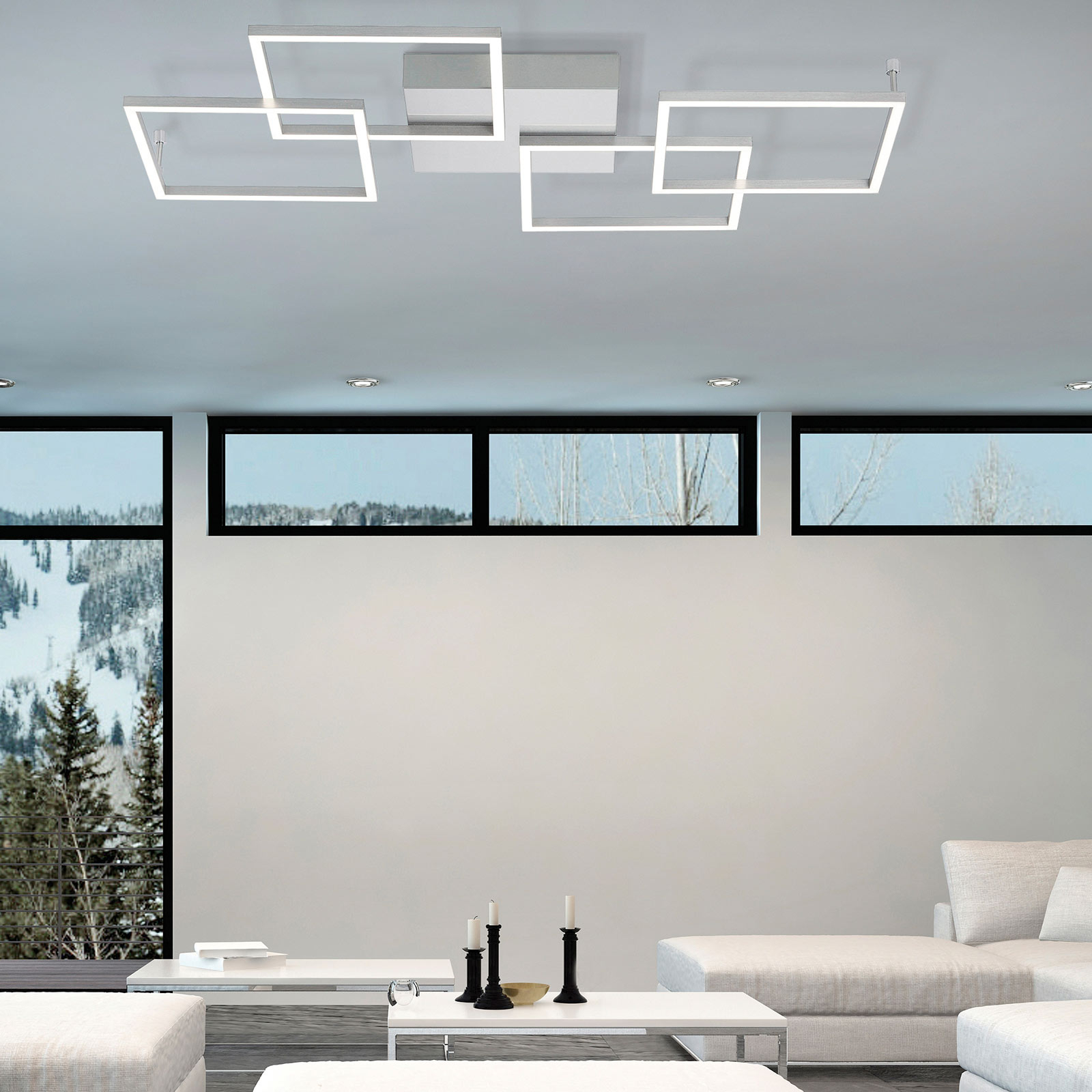 Plafoniera LED Inigo 4 Punti Luce - Lineare | Lampade.it