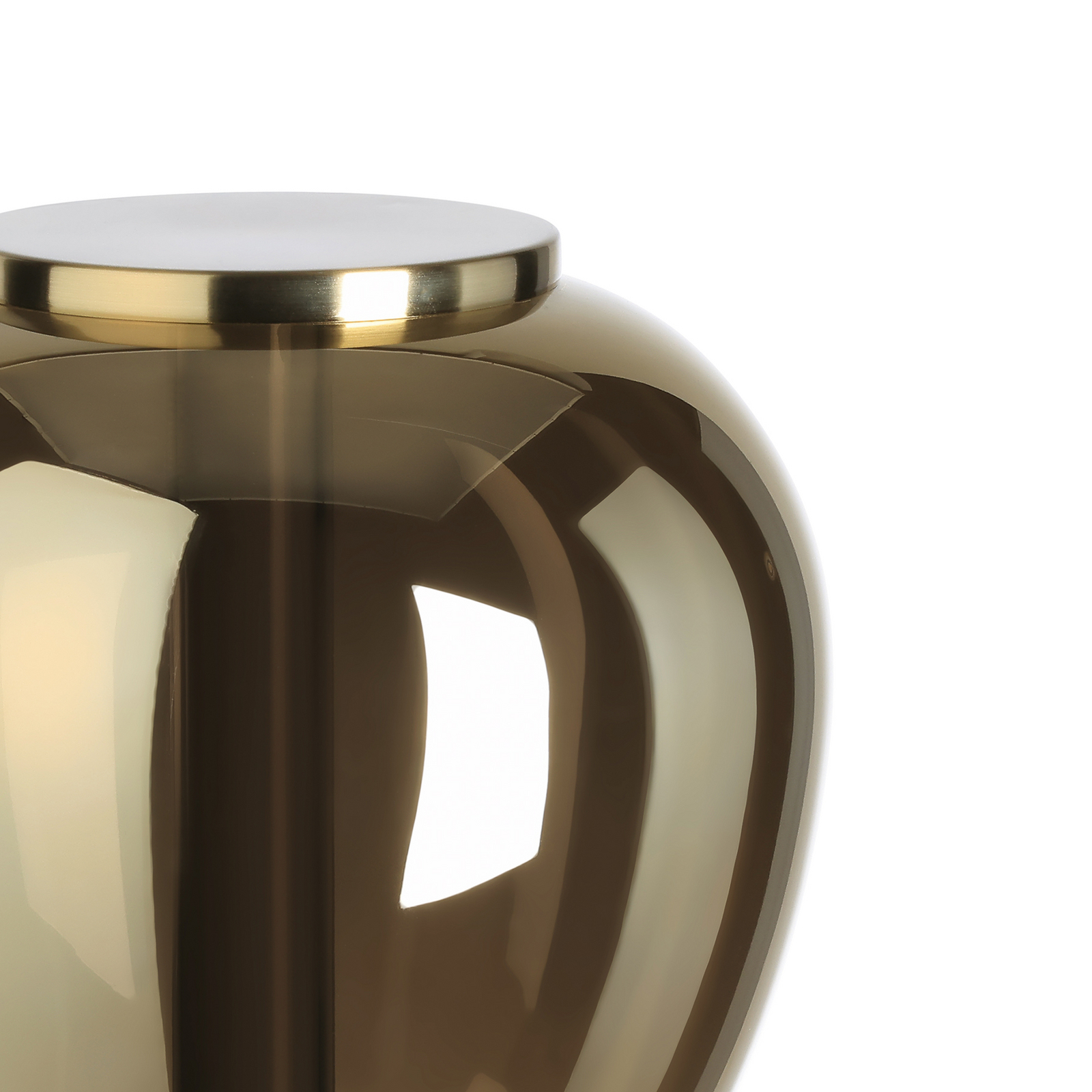 Stars of Light LED tafellamp Fruitera goud 25 cm glas CCT