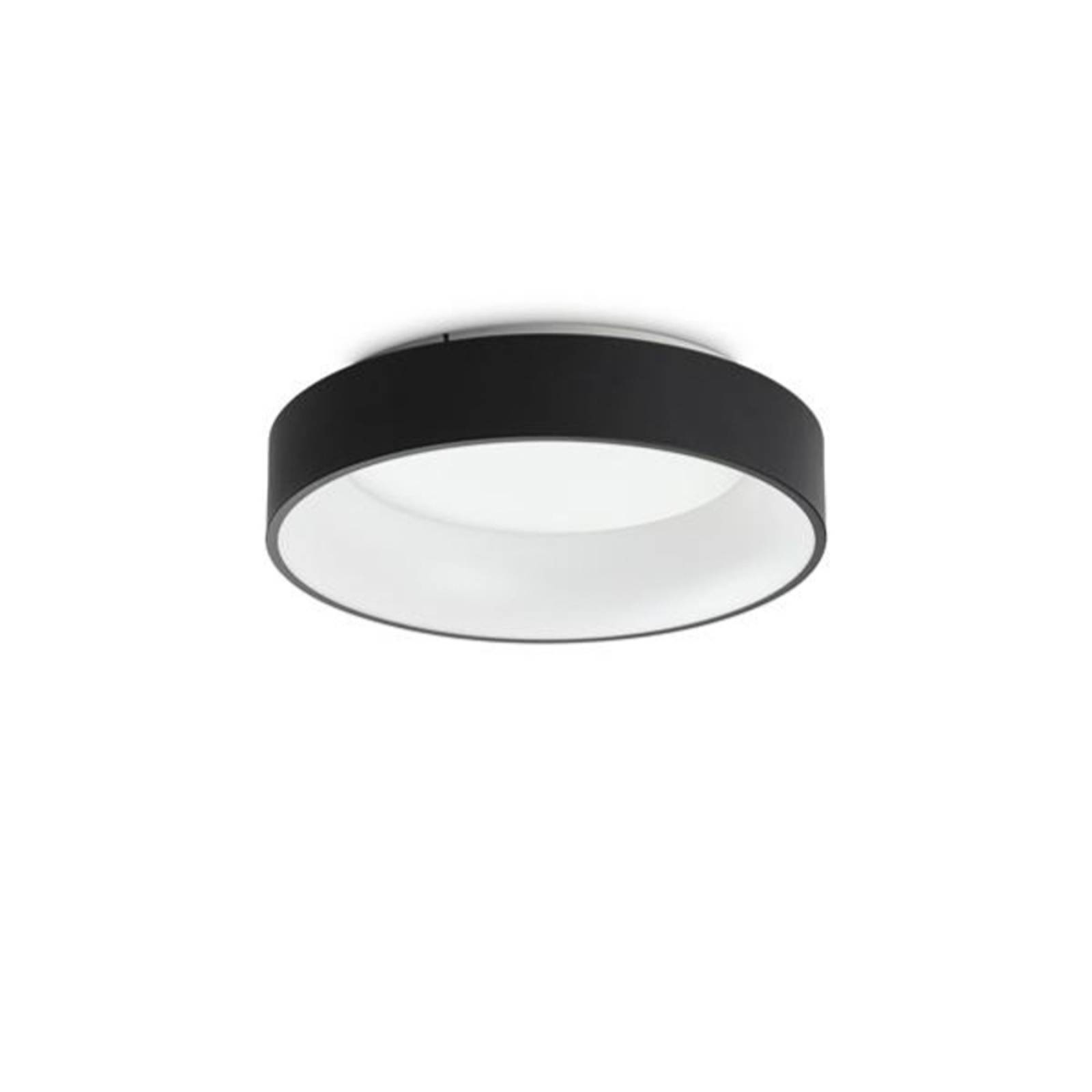 Ideal Lux LED-Deckenleuchte Ziggy, schwarz, Ø 45 cm, Metall günstig online kaufen