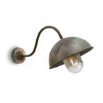 Circle 3240 wall light curved, slanted, brass