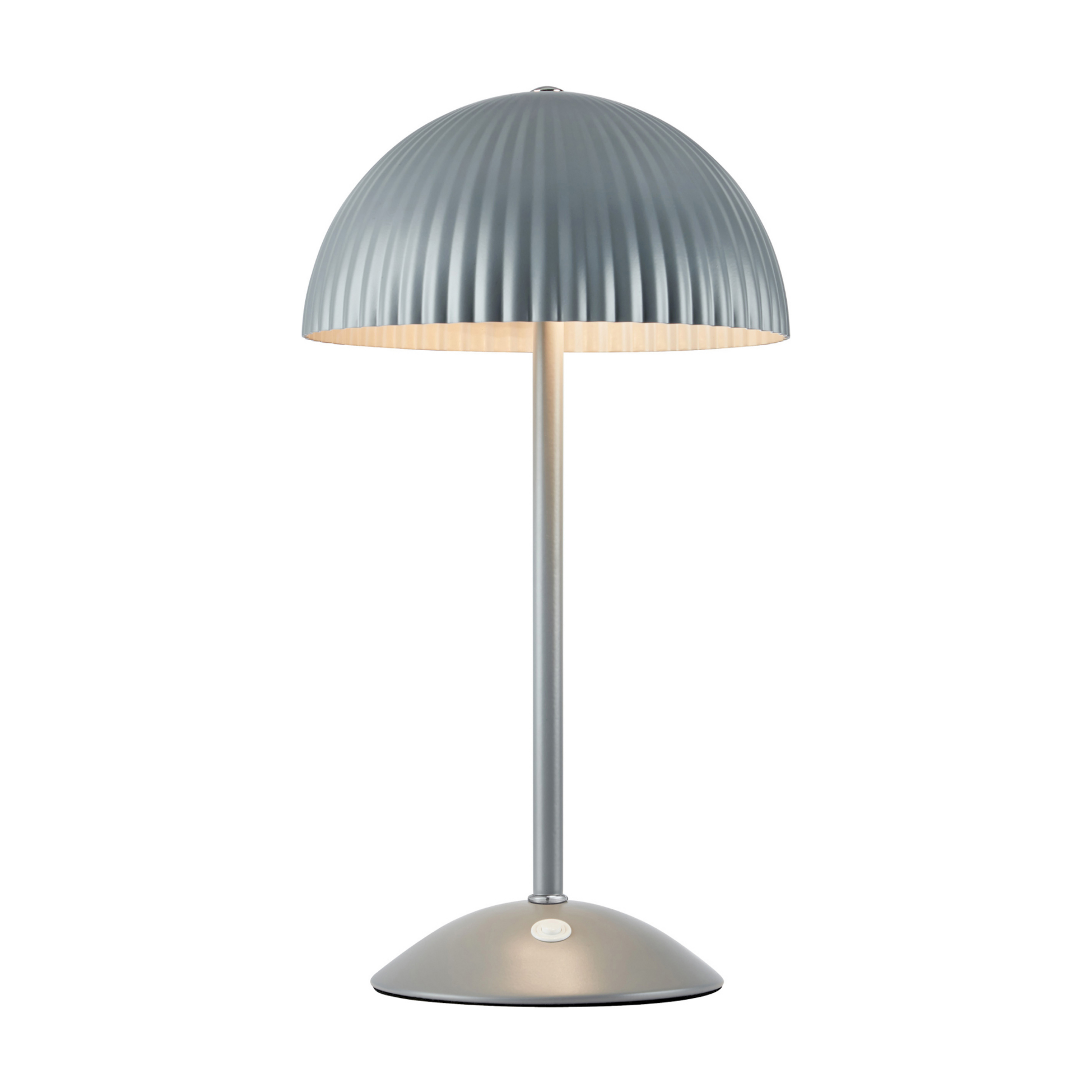 Zin table lamp, grey, iron, height 35.5 cm, G9 - Markslöjd
