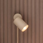 IT'S ABOUT ROMI Applique murale Milan, couleur sable, Ø 6 cm, métal