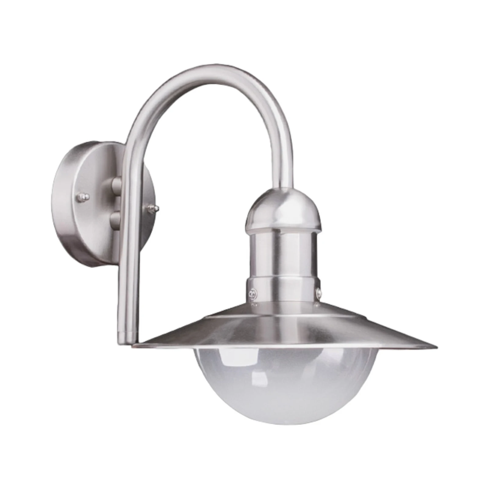 Lindby välisvalgusti Damion, 30 cm, roostevaba teras, E27, IP44