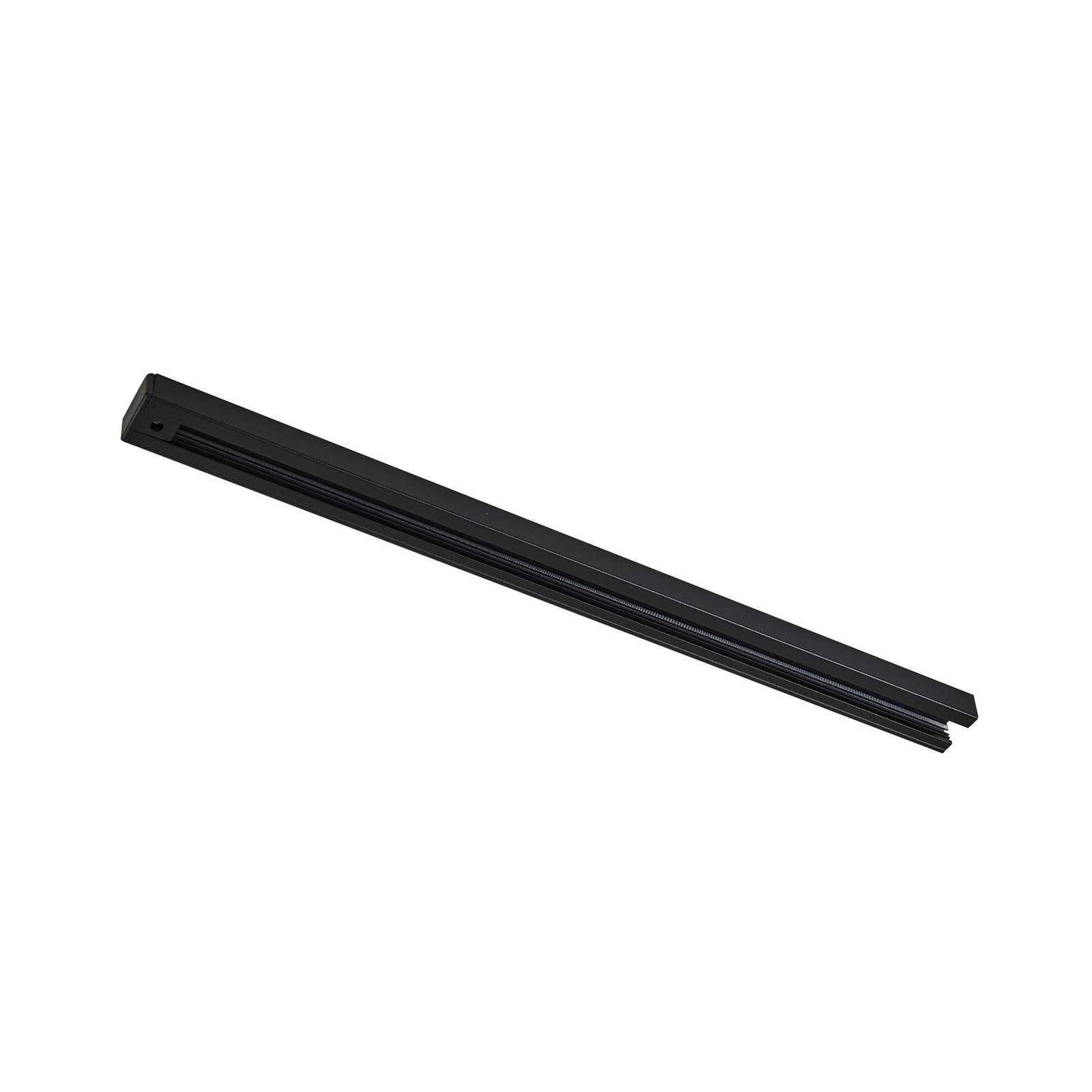 Lindby Stromschiene Linaro, 50 cm, schwarz, 1-Phasen-System