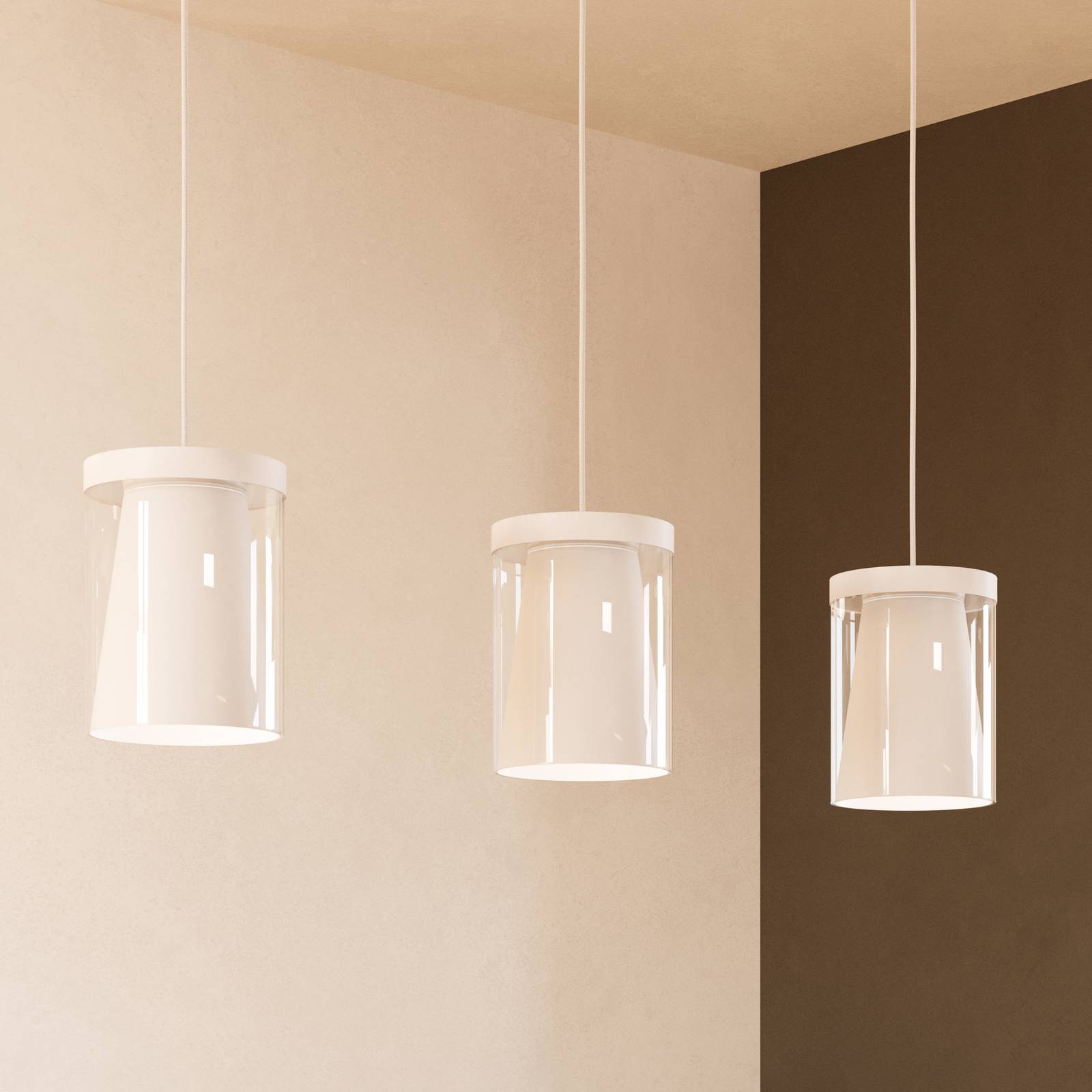 EGLO connect Smart żyrandol LED Chiusello-Z, biały, metal