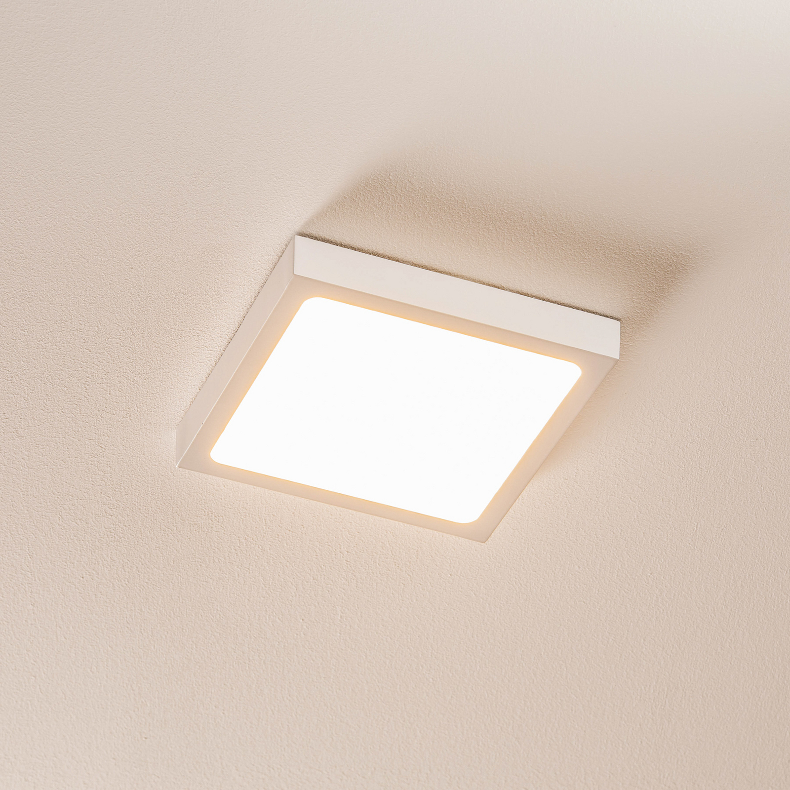 LED-Wandleuchte Vika, Quadrat, weiß
