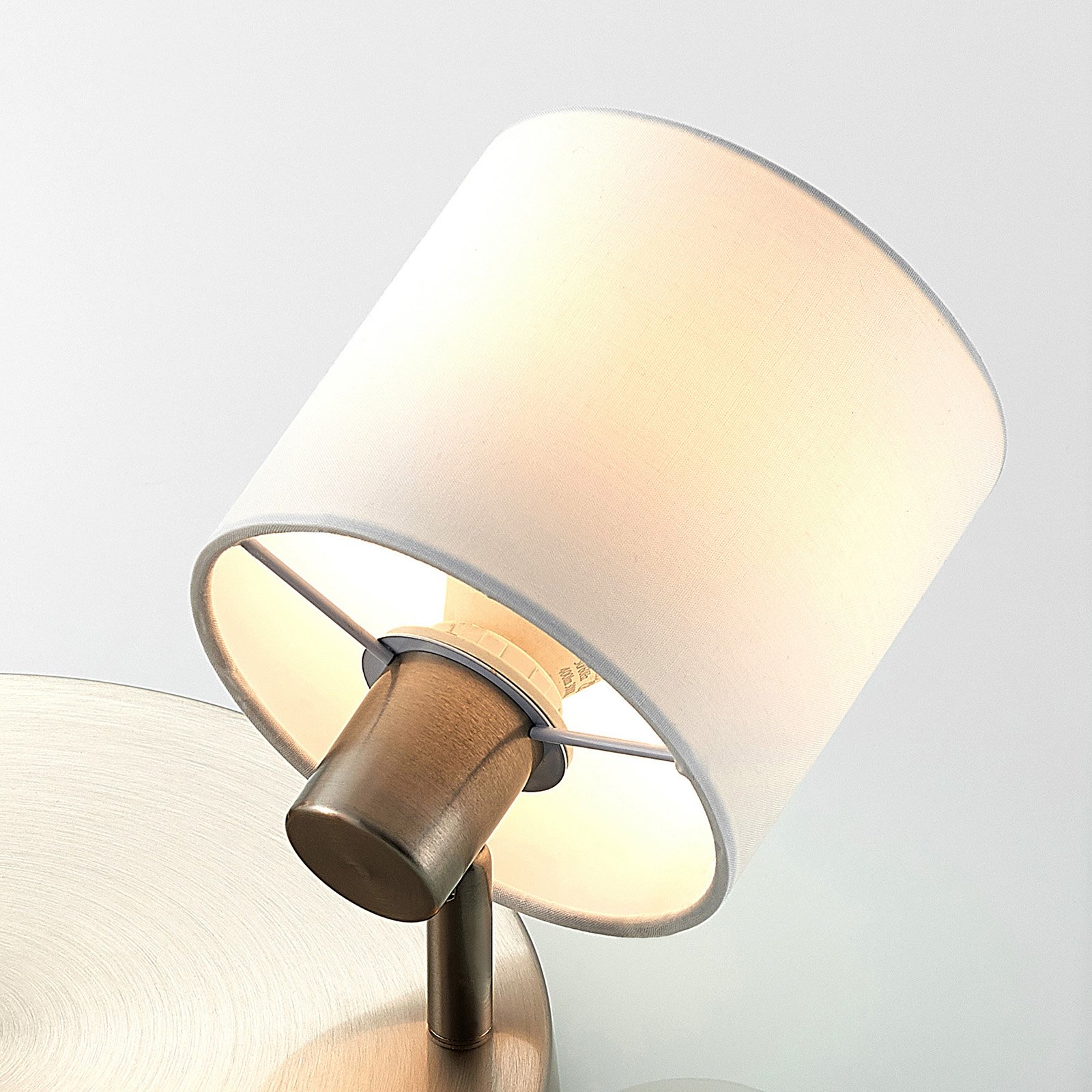 Lindby Stannis loftlampe med tekstil, 3 lyskilder