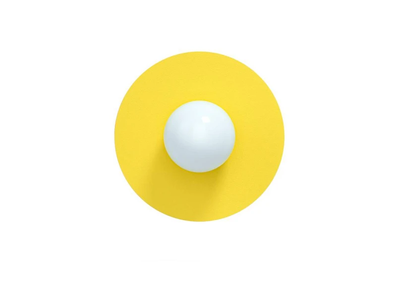 Swedish Ninja - Candy Big Circle 360 S wall light, Yellow