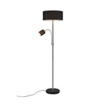 Motel floor lamp with reading lamp