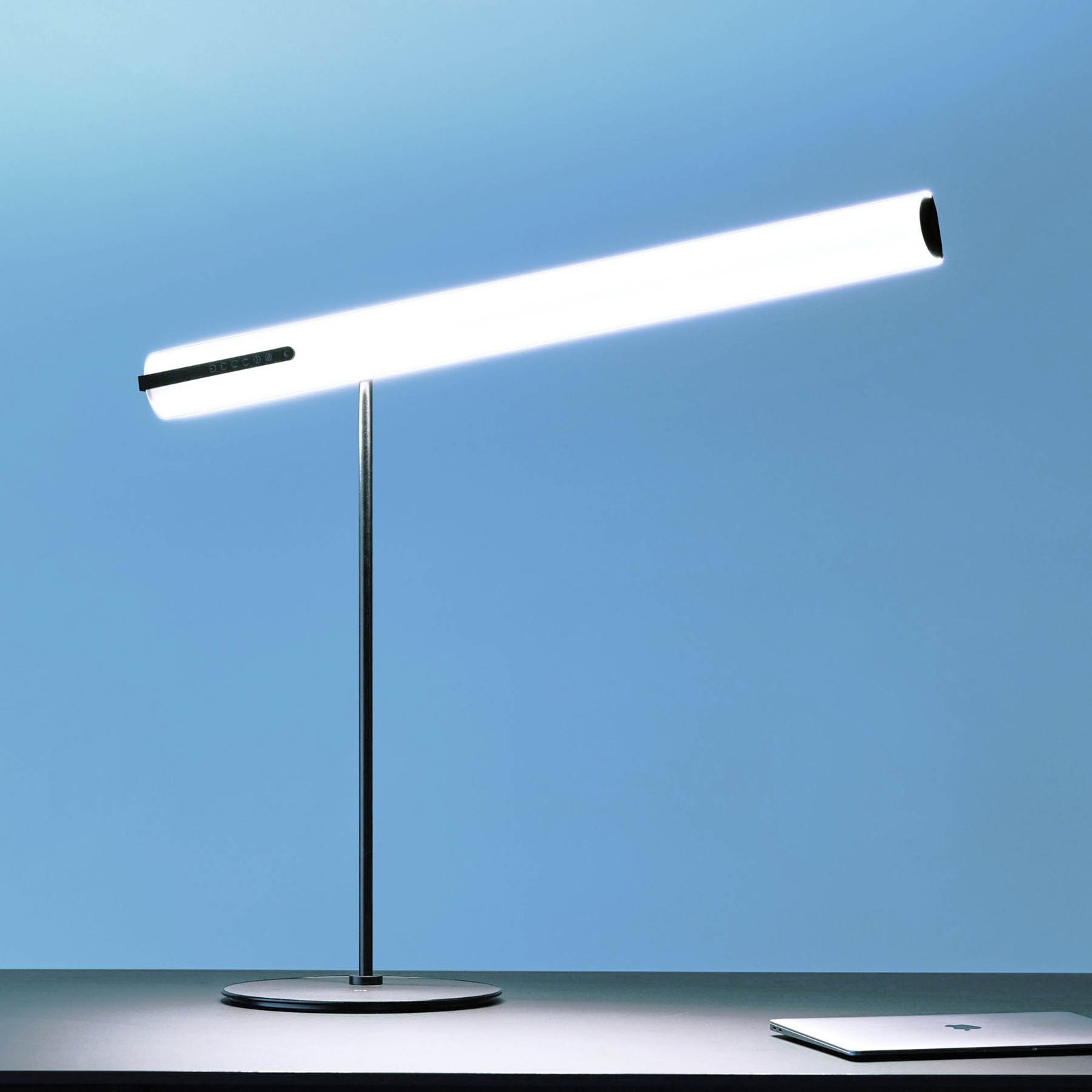 One LED-Schreibtischlampe, QI, Luftsensor, schwarz - HEAVN