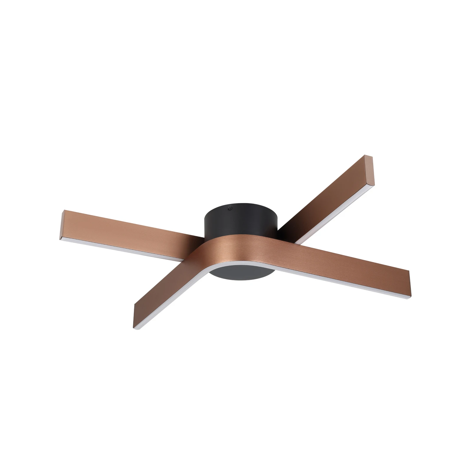 LED-Smart-Deckenleuchte Folcino-Z, bronzefarben, 64 cm, CCT