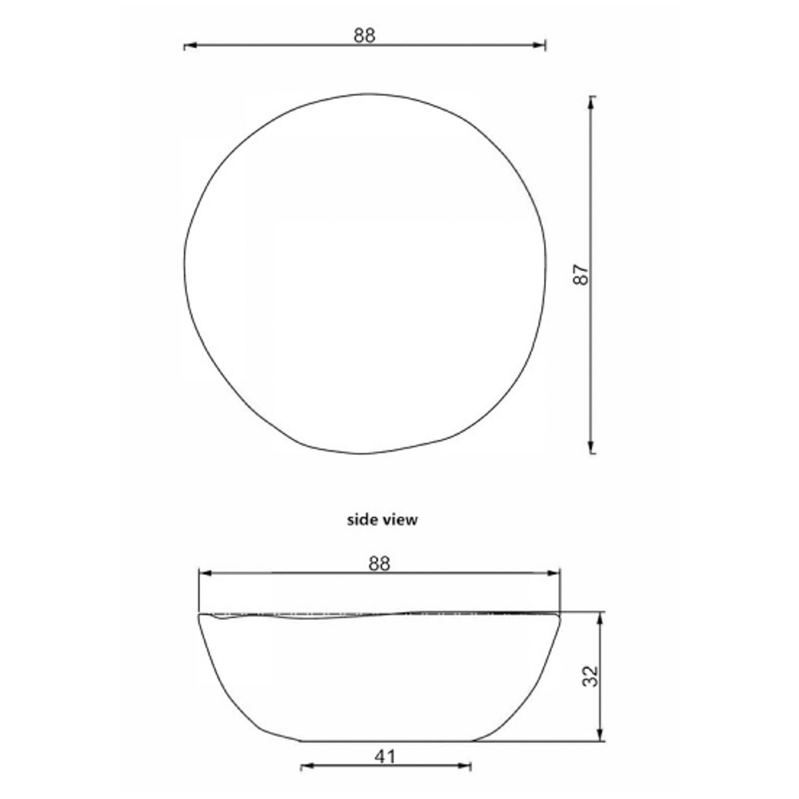 Ciotola HDVida, rosa, ceramica, Ø 9 cm, set da 4 - House Doctor
