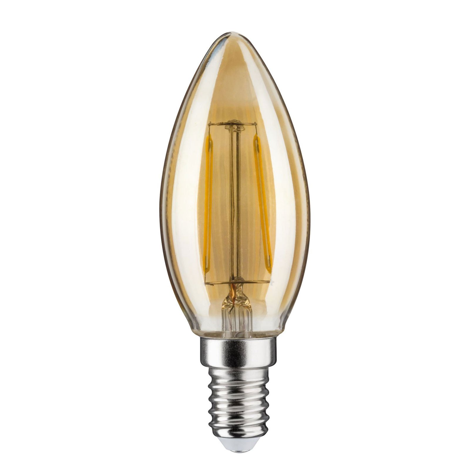 LED-Kerzenlampe E14 4,7W 2.500K gold, dimmbar