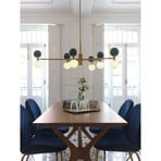 Dalt Lysekrone Aged Gold/Green Marble - Aromas del Campo