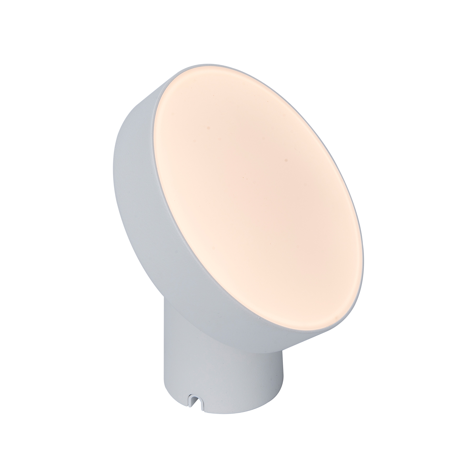 Lámpara de mesa LED Moa con función RGBW, blanco