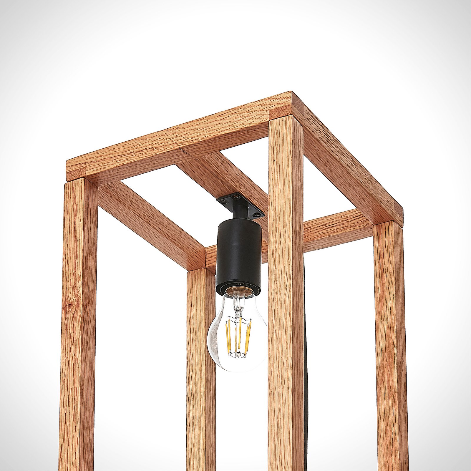 Lucande Sedrik lampa podłogowa w formie skrzynki