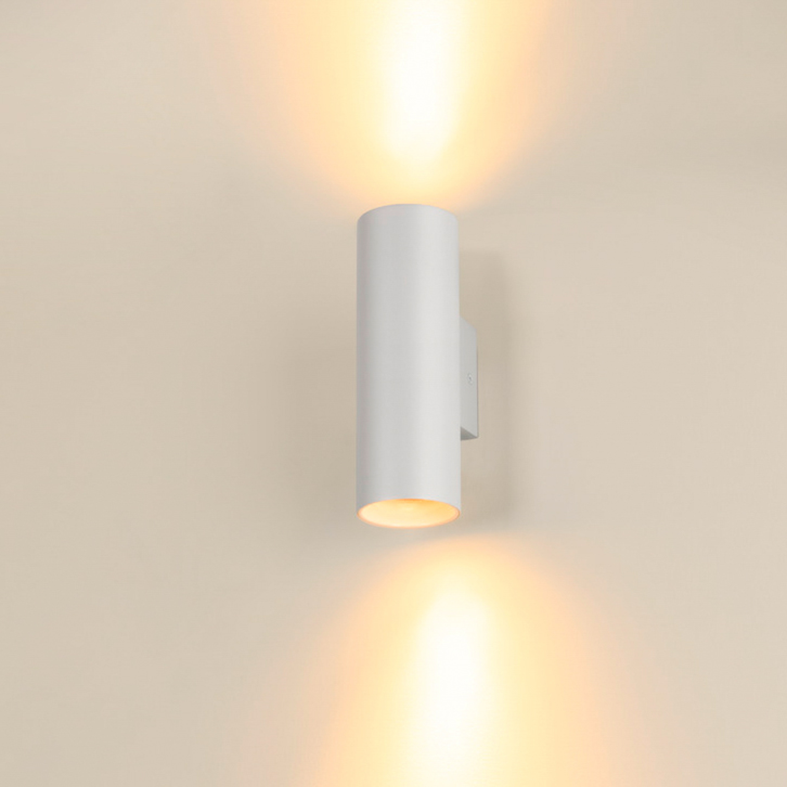SLV Luminária de parede Asto Tube, GU10, ascendente/descendente, branco