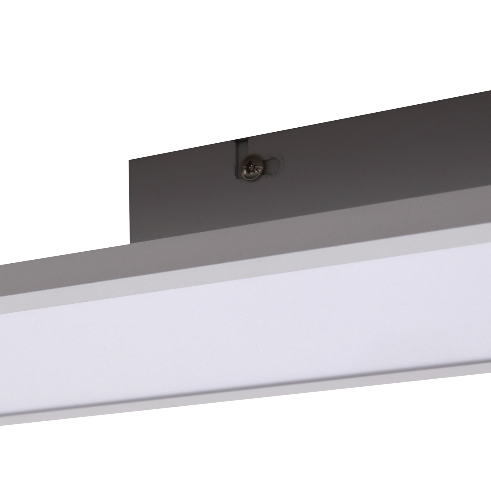 Lindby LED panel Enhife, white, 80 x 20 cm, aluminium