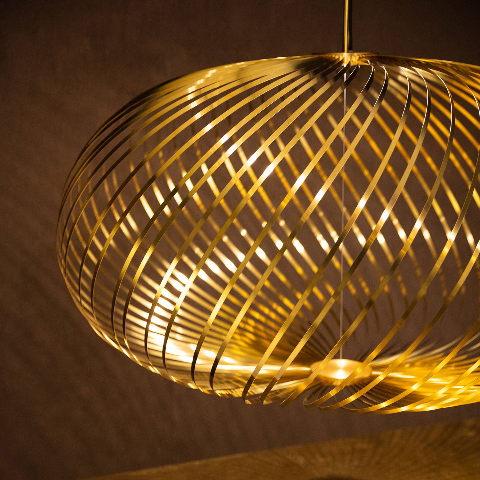Tom Dixon Spring Medium Hängelampe Ø 79 cm messing günstig online kaufen